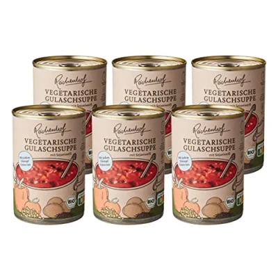 Abbildung von Reichenhof I Vegetarische Gulaschsuppe 6er Pack Bio Eintöpfe (6x 400g)