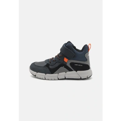 Abbildung von Geox J FLEXYPER Boy B ABX Ankle Boot, Navy/ORANGE, 35 EU