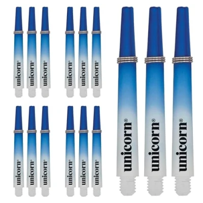Abbildung von Unicorn Gripper 3 Two Tone Schaft, kurz, kleines Gewinde, blau/weiß, Short 34.4 mm