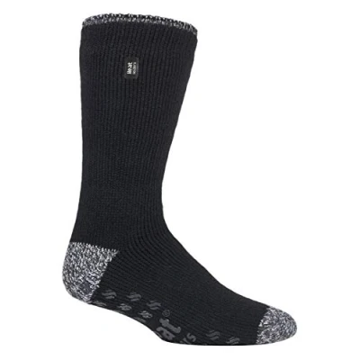 Abbildung von HEAT HOLDERS Herren Winter Extrem Warm Antirutsch Thermosocken mit ABS (39 45 Eur, Black (Siskin))