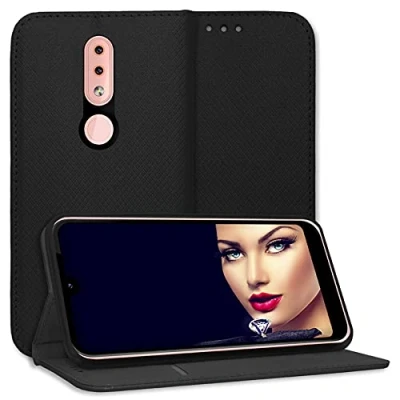Abbildung von mtb more energy® Schutz Tasche Bookstyle für Nokia 4.2 (5.71&#039;&#039;) schwarz Kunstleder Klapp Cover Hülle Wallet Case