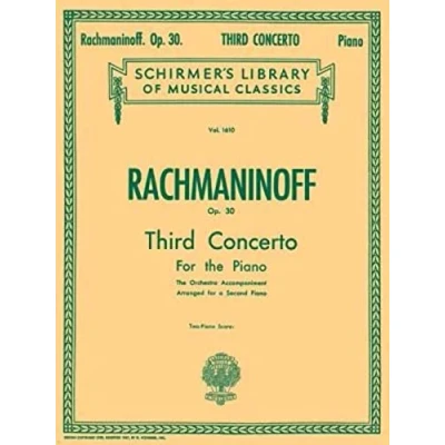 Abbildung von Concerto No. 3 in D Minor, Op. 30: Piano Duet (Schirmer&#039;s Library of Musical Classics): Nfmc 2024 2028 Selection Schirmer Classics Volume 1610