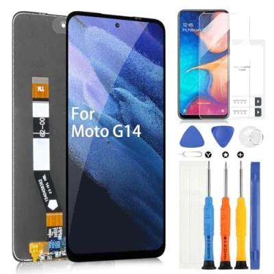 Abbildung von ARSSLY für Motorola Moto G14 / G54 LCD Display, XT 2341 XT2343 2 PAYF0010IN Ersatz Touchscreen Digitizer Full Assembly mit Werkzeugen