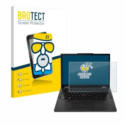 Abbildung von BROTECT Entspiegelungs Schutzglas für Lenovo ThinkPad X13 Gen 4 Schutz Folie Panzerfolie Glas Matt [Extrem Kratzfest 9H, Anti Reflex]