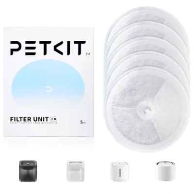 Abbildung von PETKIT CYBERTAIL Eversweet Filter 3.0 5pcs für Katzen Hunde Trinkbrunnen &amp; Wasserspender……