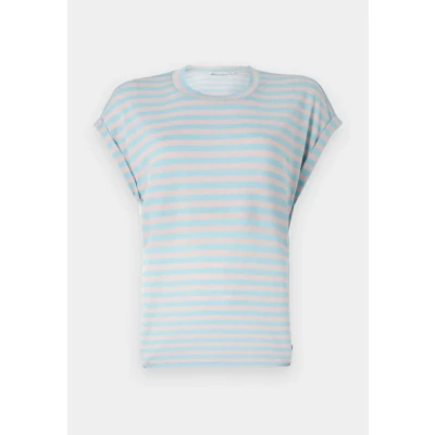 Abbildung von TOM Tailor Denim Fluent Tshirt print rose/blue, Damen, Größe: XL, Rose/blue