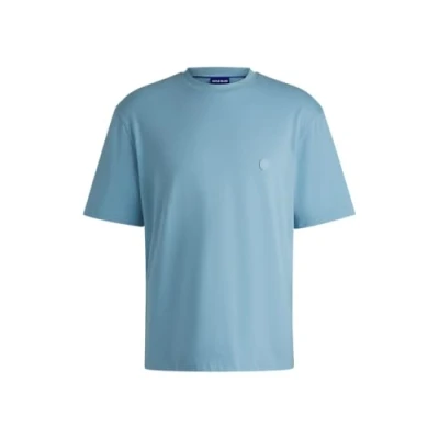 Abbildung von HUGO Niley Tshirt basic, Herren, Größe: Medium, Turquoise/aqua
