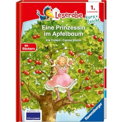 Abbildung von Eine Prinzessin im Apfelbaum lesen lernen mit dem Leseraben Erstlesebuch Kinderbuch ab 6 Jahren Lesenlernen 1. Klasse Jungen und Mädchen (Leserabe Klasse) (1. Lesestufe Kurz leicht)