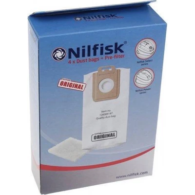 Abbildung von nilfisk 128389187 Staubsaugerbeutel Staubsauger staubbeutel 4X
