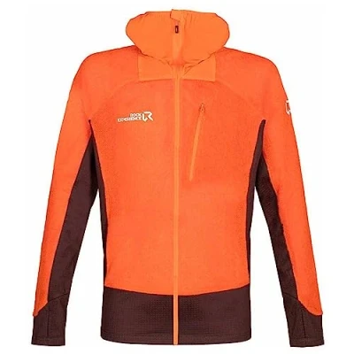 Abbildung von Rock Experience REMC02211 PINNACLE HOODIE FZ Jacket Women&#039;s 0630 FLAME+0413 BITTER CHOCOLATE XL