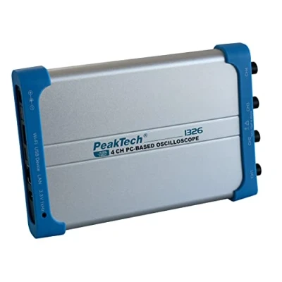 Abbildung von PeakTech 1326 PC Oszilloskop, 4 Kanal, 70 MHz, 1GS/s, USB und LAN Schnittstelle, Software, P