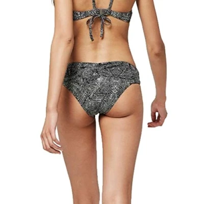 Abbildung von O&#039;Neill Damen PW Miami Mix Bikini Hose, Schwarz All Over Print mit Weiß, 34
