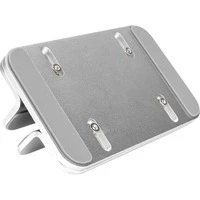 Abbildung von DIGITUS vertikaler Notebook Ständer Variable Größe 7,7 40 mm Anti Rutschpads Silikon Pads im inneren Zeitloses Design aus Aluminium 10kg Traglast Silber
