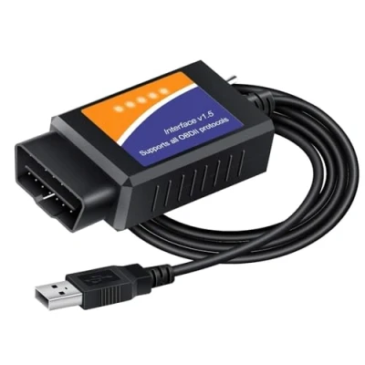 Abbildung von New elm327 USB OBDii Fors CAN Switch kann Android OBD modifizierte elmconfig mit FTDI Chip HS CAN/MS OBD2