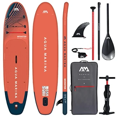 Abbildung von AQUA MARINA BREEZE 9&#039;10&quot; SUP Board Stand Up Paddle aufblasbar Surfboard Paddel
