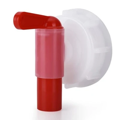 Abbildung von Auslaufhahn Dosierhahn DIN61 Auslaufhahn/Dosierhahn Für 15 60 Liter Kanister Zapfhahn Weiß Rot(DIN 61 Gewinde Kanister)