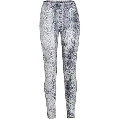Abbildung von Urban Classics Ladies Pattern Leggings Hosen, Damen, Größe: 3XL, White