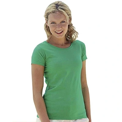 Abbildung von Fruit of the Loom Damen T Shirt grün XX Large
