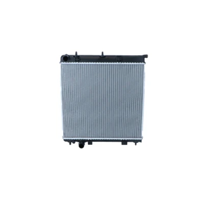 Abbildung von NRF 50429 Kühler, Motorkühlung Aluminium 398 380 26 mit Dichtring Kühlrippen gelötet CITROËN: C2 Schrägheck, C3 Pluriel, DS3 Schrägheck