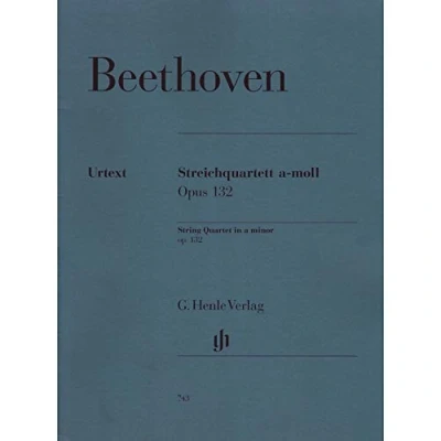 Abbildung von Streichquartett a moll op. 132: Besetzung: Streichquartette (G. Henle Urtext Ausgabe)