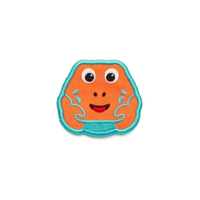 Abbildung von Affenzahn Klett Badge Krabbe Orange