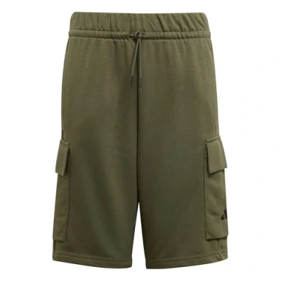 Abbildung von adidas Unisex Kinder Essentials Cargo Shorts, Olive strata/Black, 13 14 Years
