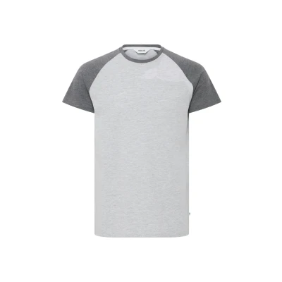 Abbildung von Solid Sdbastian Tshirt basic, Herren, Größe: XXL, Light grey melange