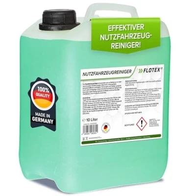 Abbildung von Flotex Nutzfahrzeugreiniger, 10L Aktiv Reiniger Nutzfahrzeuge, Planen, LKW und KFZ