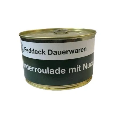 Abbildung von Fertiggericht Dose Rinderroulade mit Nudeln 400 g
