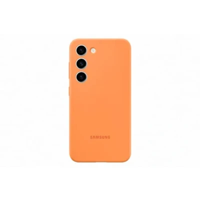 Abbildung von Samsung Silikon Back Cover Orange Galaxy S23