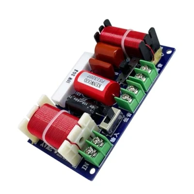 Abbildung von Malloy 2 Wege Audio Crossover Teiler, Lautsprecherfilter, Heimkino HiFi Stereo Filter