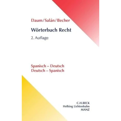 Abbildung von Wörterbuch Recht: Spanisch Deutsch /