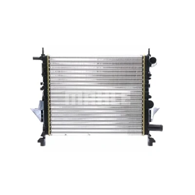 Abbildung von MAHLE ORIGINAL CR 614 000S Kühler, Motorkühlung für Fahrzeuge ohne Klimaanlage 430 377 28 Kühlrippen mechanisch gefügt RENAULT: TWINGO 1