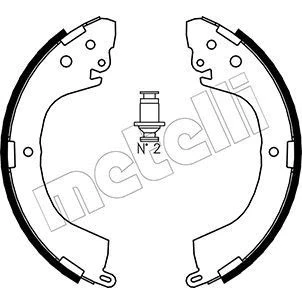 Abbildung von Bremsbackensatz METELLI 53 0260