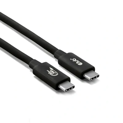 Abbildung von Club 3D CAC 1570 USB Kabel, 80 Gbit/s, zertifiziert, 240 W, 4K540 Hz, Type C®, 1,2 m, Schwarz
