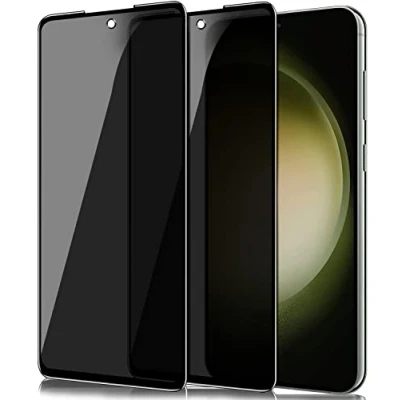 Abbildung von IBETEK Schutzfolie für Samsung Galaxy S23 Sichtschutz, [2 Stück] Anti Spy Sichtschutz Panzerglasfolie Tempered Glass 9H Härte Gehärtetem Glas Dunkel Folie Blickschutzfolie Displayschutzfolie