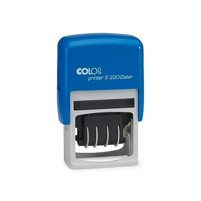 Abbildung von COLOP Datumstempel Printer S220 Datum deutsch farbe kissen Schwarz