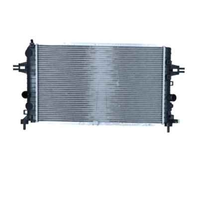 Abbildung von NRF 50143 Kühler, Motorkühlung Aluminium 599 368 28 Kühlrippen gelötet OPEL: Zafira B, Astra H Caravan, Schrägheck