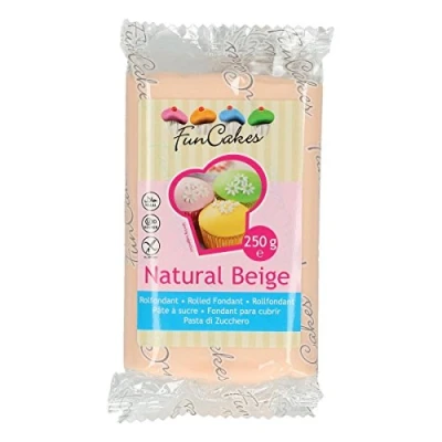 Abbildung von FunCakes Fondant Natural beige 4er Pack (4 x 250 g)