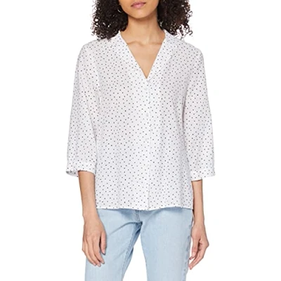 Abbildung von Yargıcı Damen 3/4 Sleeve Shirt Hemd, Elfenbein (Off White 037), Small