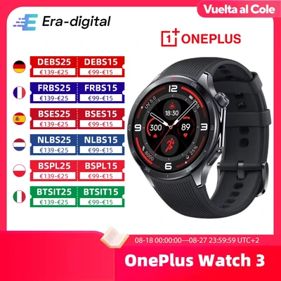 Abbildung von Globale Version OnePlus Watch 3 Smart 1,50 Zoll LTPO AMOLED Display Snapdragon W5 Prozessor