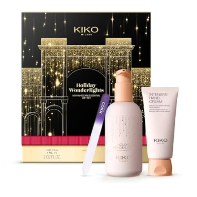 Abbildung von KIKO Milano Holiday Wonderlights My Handcare Essential Gift Set, Handpflege Geschenkset: Seife, Feuchtigkeitsspendende Handcreme Und Nagelfeile