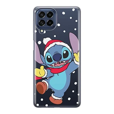 Abbildung von ERT GROUP Handyhülle für Samsung M53 5G Original und offiziell Lizenziertes Disney Muster Stitch 009 optimal an die Form des Handy angepasst, teilweise transparent