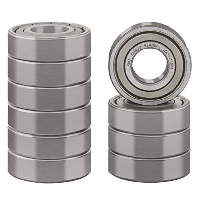 Abbildung von XiKe 6202ZZ Kugellager 15x35x11mm Vorgeschmiert｜Chromstahl｜Metall Doppeldichtung, 6202 2Z Rillenkugellager mit Abdeckungen, 10er Packung