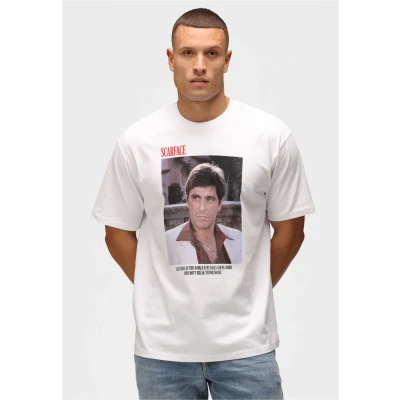 Abbildung von Recovered T Shirt &quot;Scarface All I have in this world&quot;, im zeitlosen Design