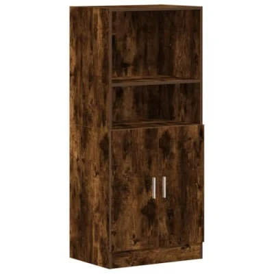 Abbildung von vidaXL Küchenschrank Räuchereiche 57x41,5x131,5 cm Holzwerkstoff