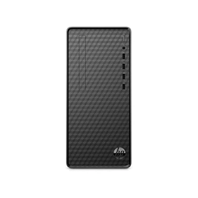 Abbildung von HP M01 F3000sl Desktop, AMD Ryzen 5 5600G, 16 GB RAM DDR4 Single Channel, 512 SSD NVMe PCIe, integrierte Radeon Grafikkarte, hocheffizientes PSU Gold mit 180 W, Windows 11 Home, Schwarz