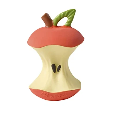 Abbildung von Oli&amp;Carol Beißring Pepa the Apple Apfel, Zahnungshilfe, Greifling, Babyspielzeug, Badespielzeug