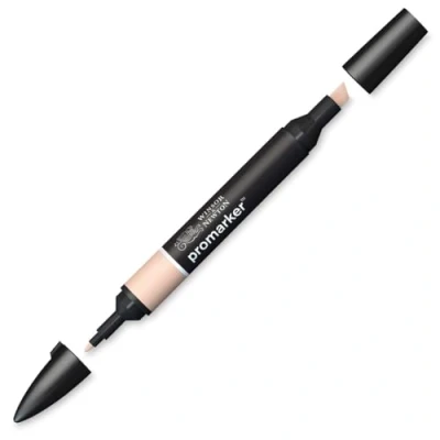 Abbildung von Winsor &amp; Newton 0203626 ProMarker Professioneller Layoutmarker 2 Spitzen, fein breit für Zeichnungen, Design Layouts Gedämpftes Rosa