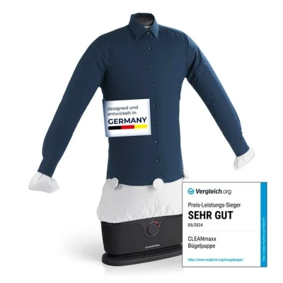 Abbildung von CLEANmaxx Bügelsystem Hemdenbügler PRO für Oberbekleidung, 1800 W, Bügler Hemden Blusen, Trocknen und in Minuten knitterfrei